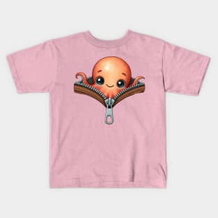 cute octopus Kids T-Shirt